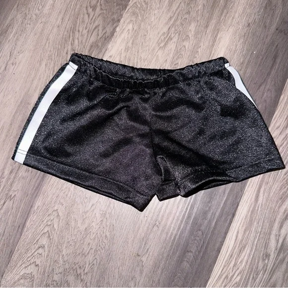 Build a Bear Workshop Black with White Stripes Athletic Shorts BABW Sports - Picture 3 of 5
